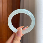 糯冰晴水翡翠平安镯（54.7mm)（yc424435）
