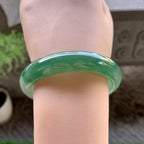 细糯种半山水平安镯（56mm）（yc240761）