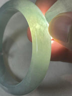 糯冰种飘花平安镯（58.1mm）（yc229246）