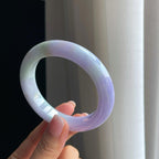 糯冰紫罗兰翡翠平安镯（57.8mm）（yc381378）