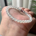 糯冰种无色手串  天然缅甸A货翡翠（yc445853）