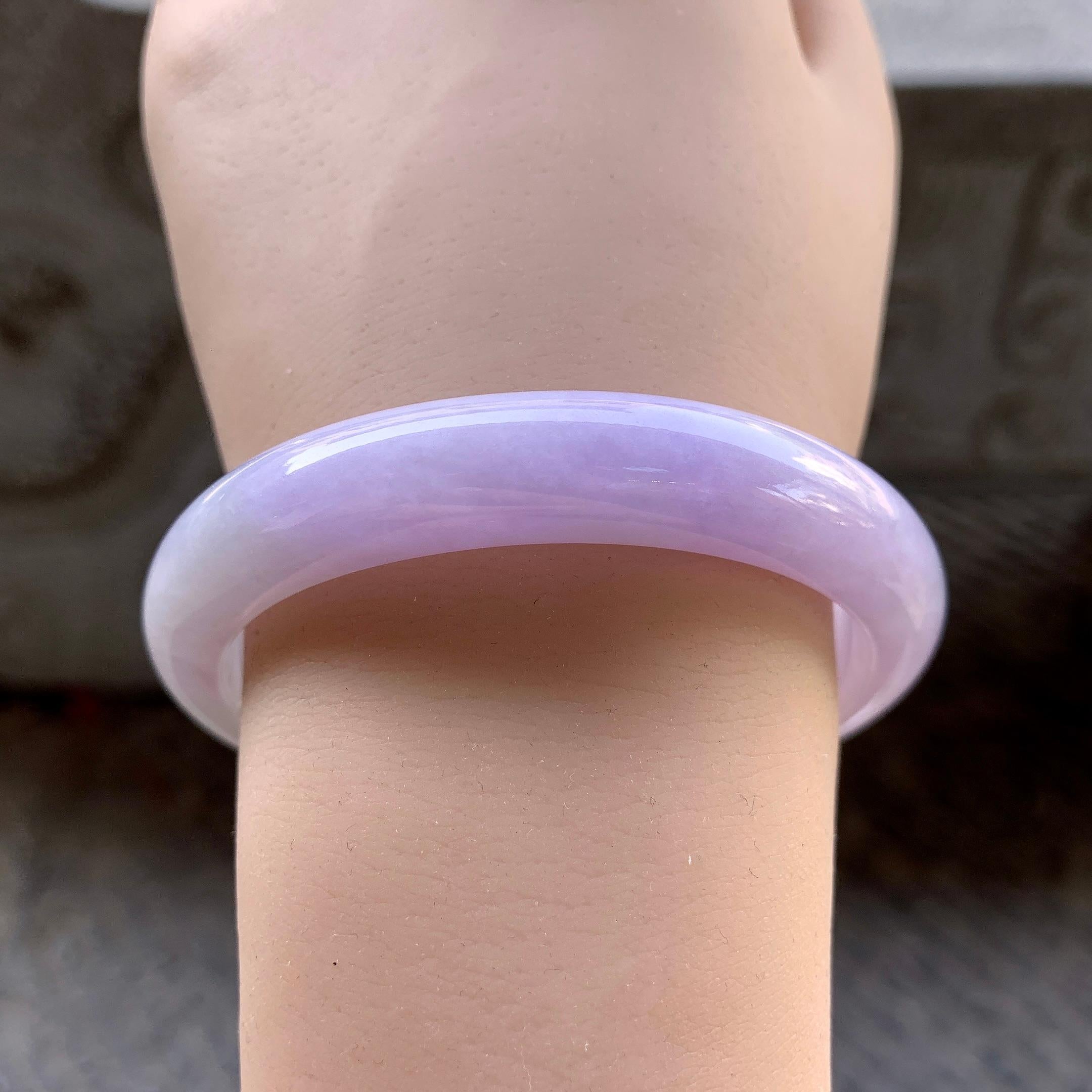 细糯种紫罗兰贵妃手镯（54.8mm）（yc296330）