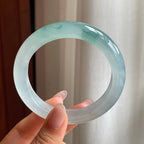 冰种飘花平安镯（58mm）（yc228464）