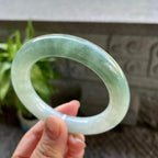 糯种油青圆条手镯（54.6mm）（yc310101）