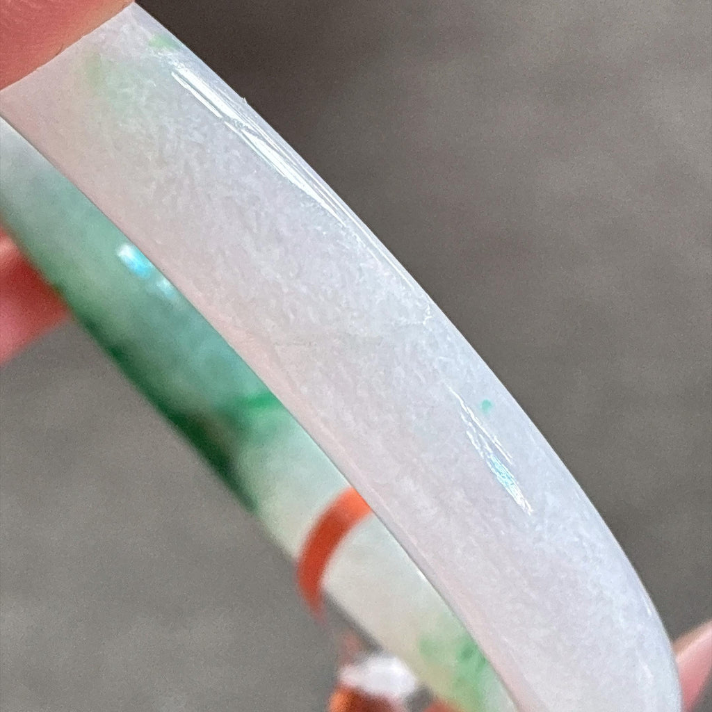 糯冰飘花圆条手镯 55圈（yc733924）