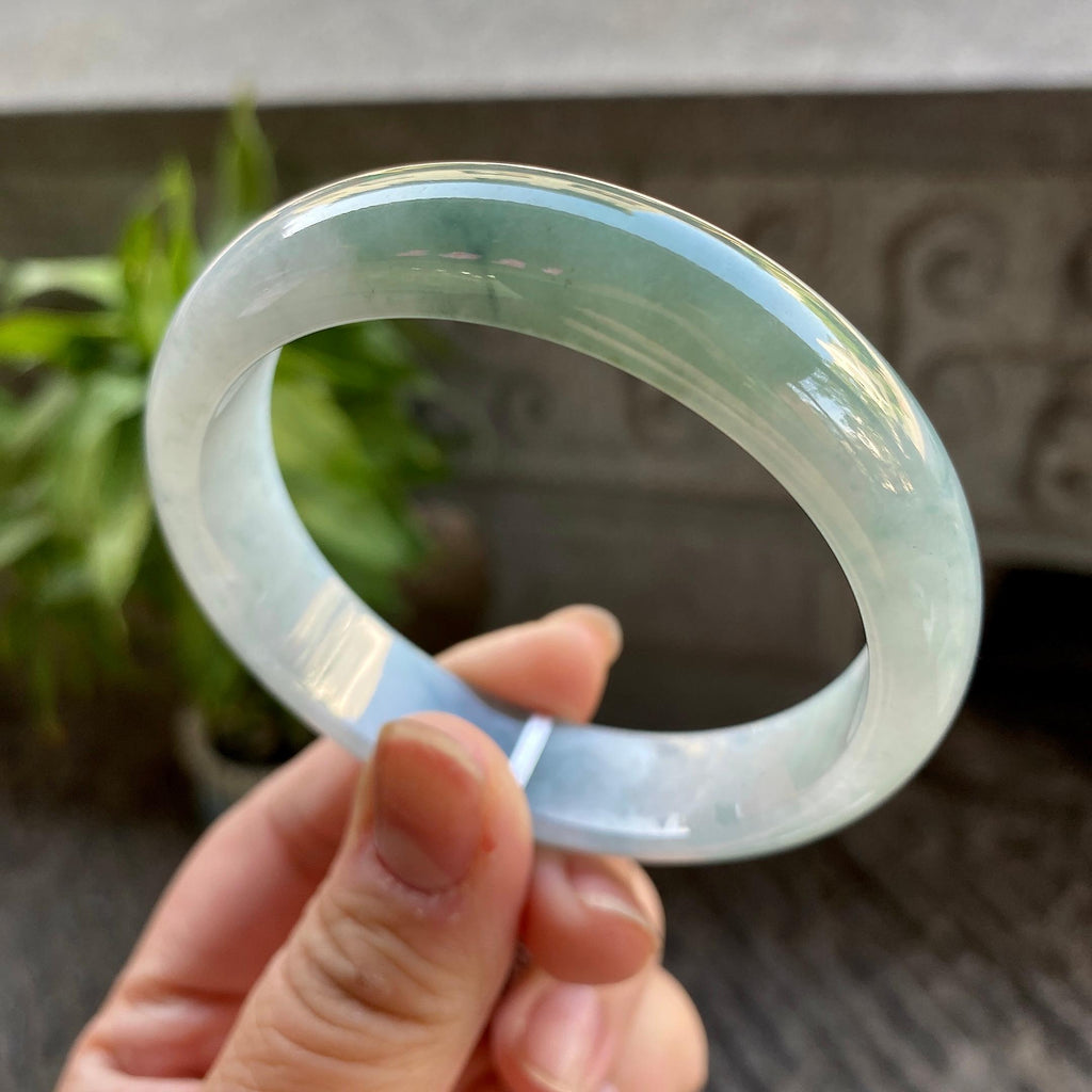 细糯种半山水平安镯（57mm）（yc311026）