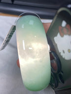 细糯种翠绿宽版轮胎手镯（58.2mm）（yc226147）