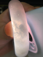 糯种淡晴底宽版轮胎手镯（59.3mm）（yc213144）