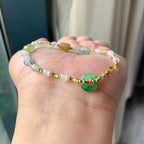 糯冰种多彩手链（yc230958）