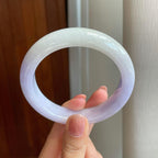 糯冰紫罗兰翡翠平安镯（58.3mm)（yc322523）