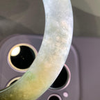 糯冰种多彩平安镯（58.4mm）（yc195943）