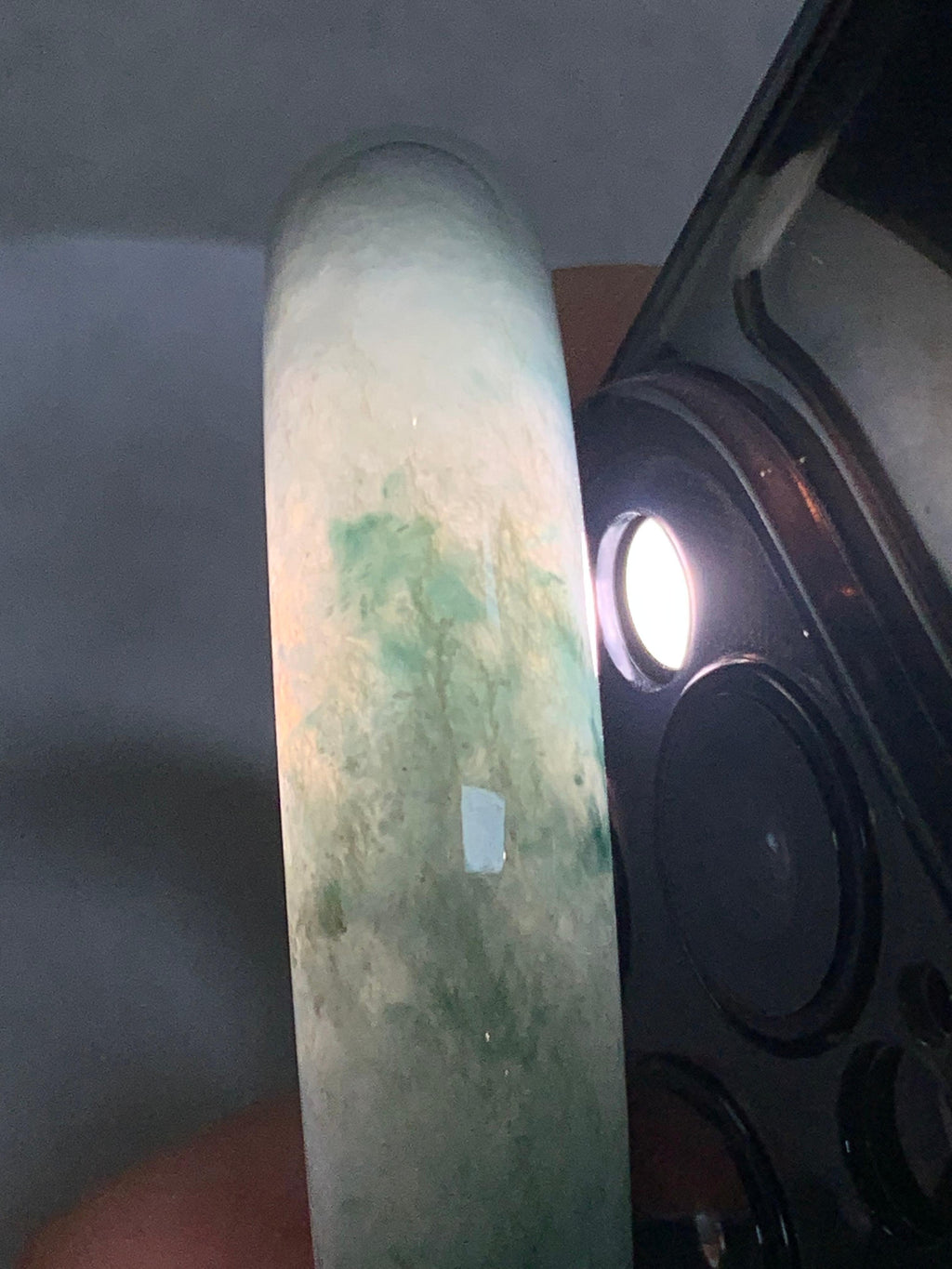 细糯种飘花平安镯（57mm）（yc294659）