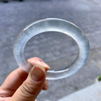 高冰种无色圆条手镯（53.6mm）（yc268982）