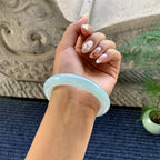 细糯种带底色圆条手镯（55mm）（yc249448）