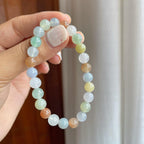 糯冰多宝翡翠珠串手串（yc257270）