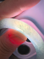 糯冰种晴水平安镯（50.8mm）（yc198235）