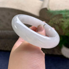 细糯种无色宽版轮胎手镯（58mm）（yc233898）