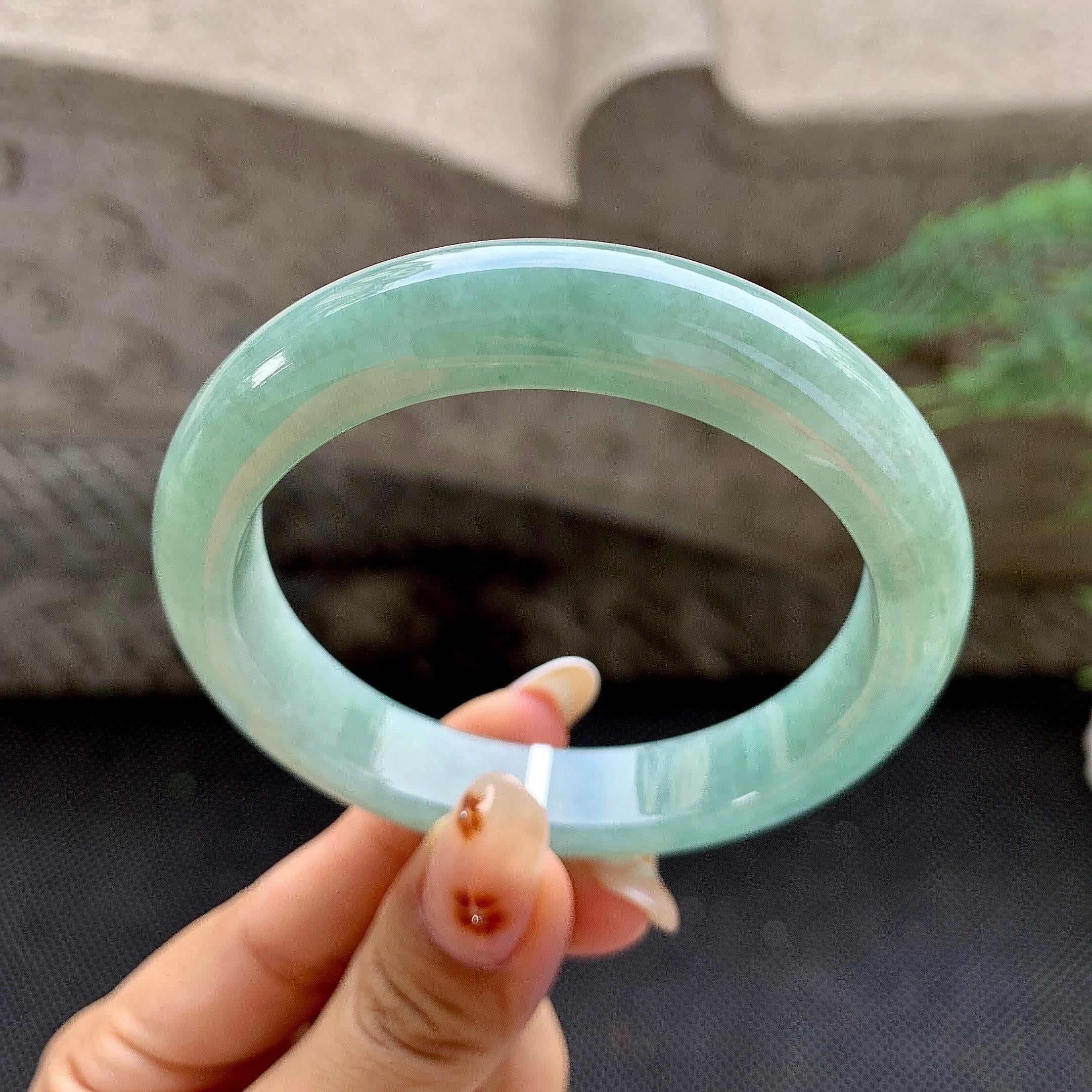 糯种晴底平安镯（56.6,mm）（yc259071）