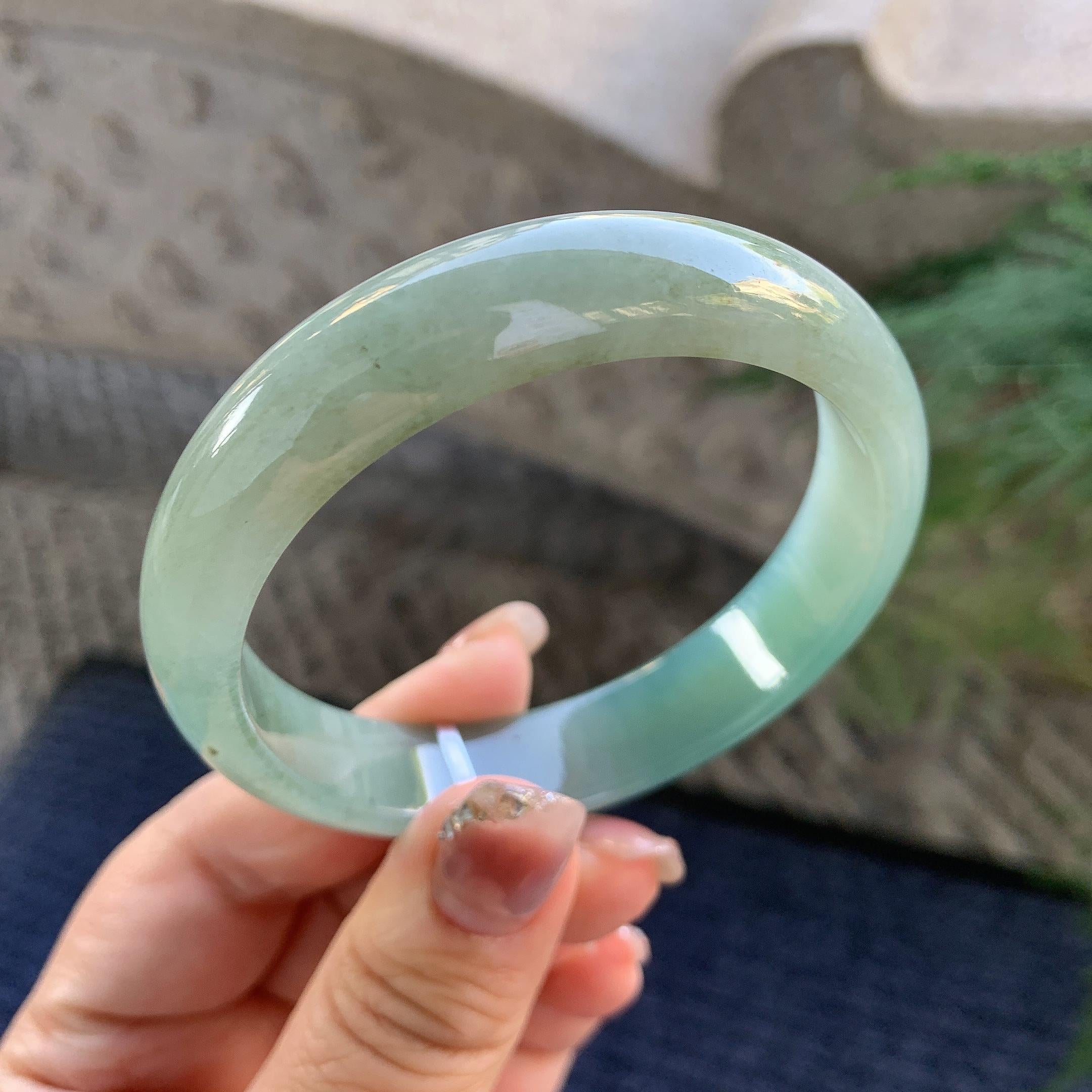 细糯种晴底平安镯（56.8mm）（yc294650）