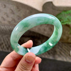 糯种飘花宽版轮胎手镯（58mm）（yc259757）