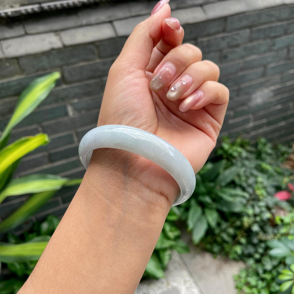 细糯种带底色平安镯（58mm）（yc297952）