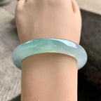 糯冰种晴水平安镯（54.5mm）（yc261145）