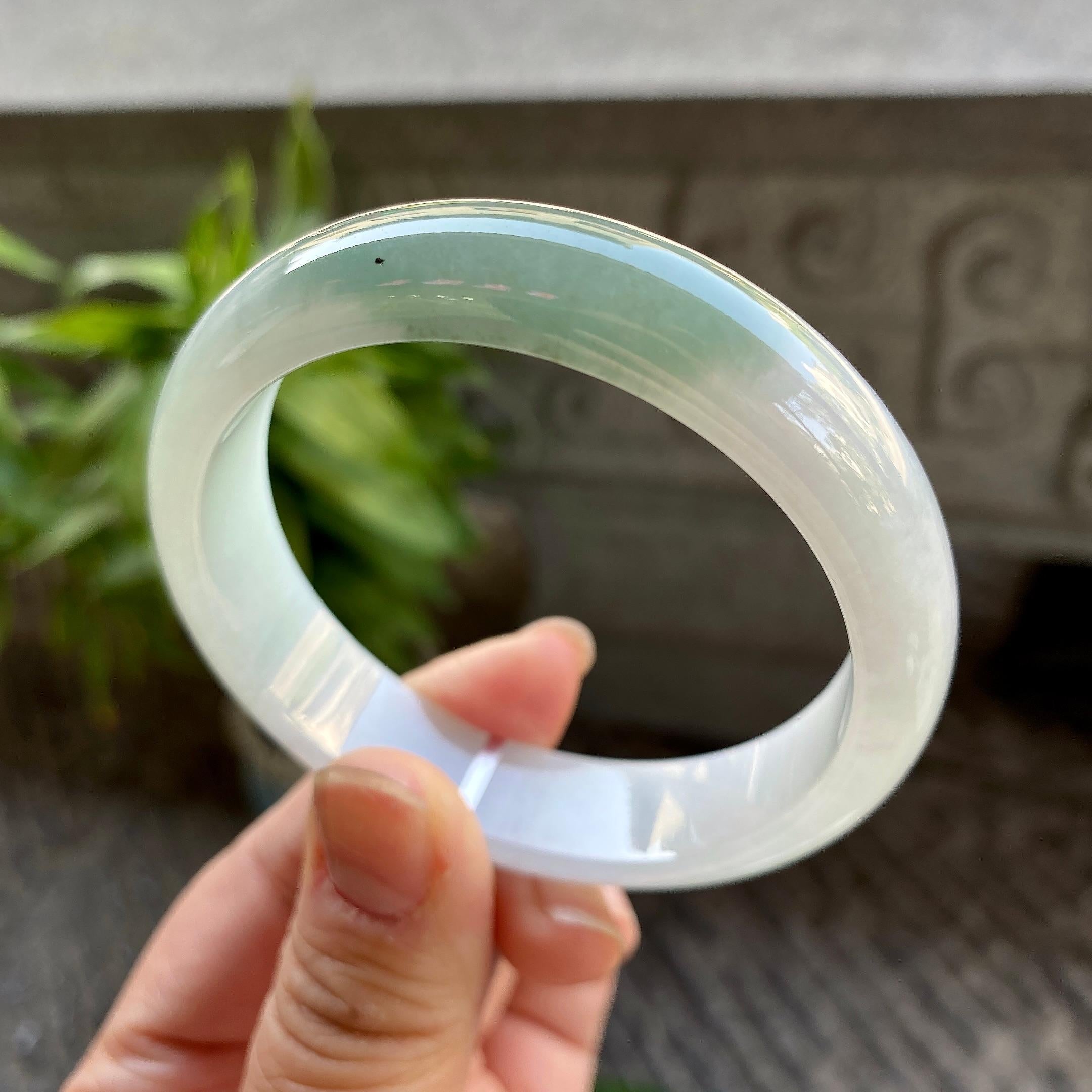 细糯种半山水平安镯（56.6mm）（yc311020）