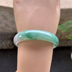 细糯种飘花贵妃手镯（51.5mm）（yc257206）