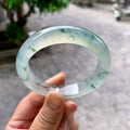 冰种飘花平安镯（56.7mm）（yc233908）