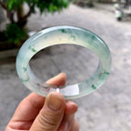 冰种飘花平安镯（56.7mm）（yc233908）