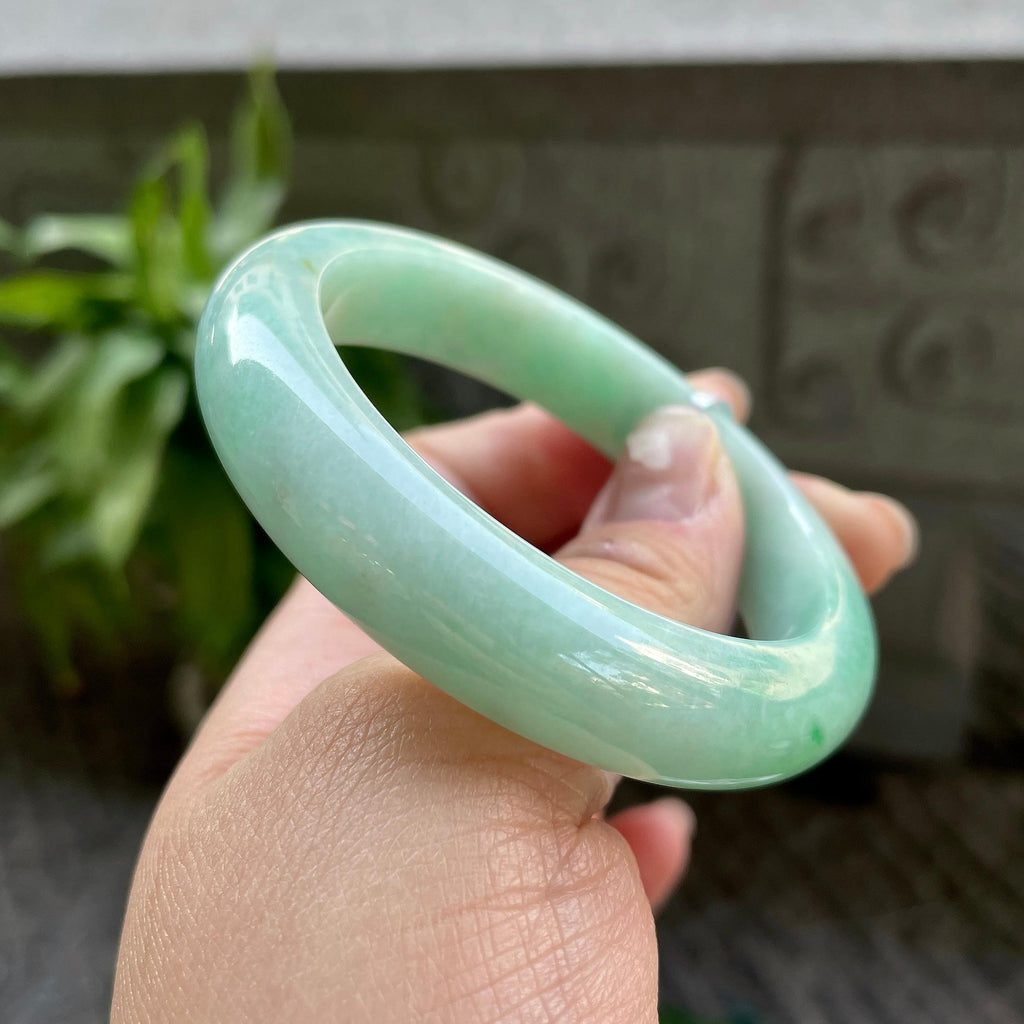 细糯种晴底平安镯（54.3mm）（yc310098）