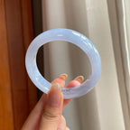 冰紫罗兰翡翠平安镯（53.7mm)（yc403894）