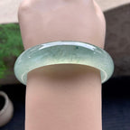 糯冰种晴水平安镯（57.3mm）（yc195953）