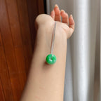 糯冰带色翡翠路路通（yc240432）