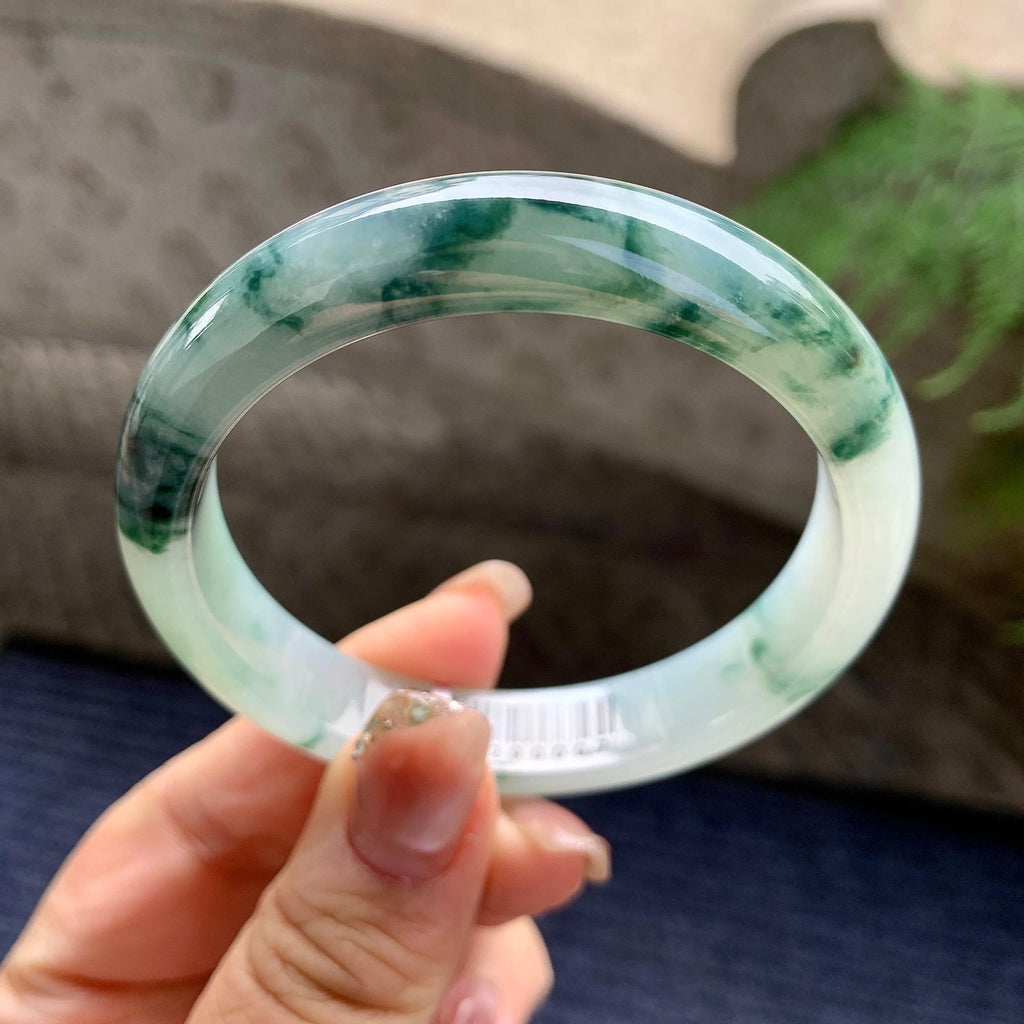 细糯种飘花平安镯（54.8mm）（yc297949）
