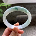 糯种飘花平安镯（61.5mm）（yc202355）