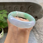 细糯种春彩宽版轮胎手镯（56.6mm）（yc195349）