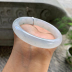 糯冰种飘花贵妃手镯（58.7mm）（yc202387）
