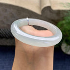 糯冰种飘花平安镯（56.6mm）（yc229259）