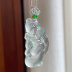 18k金镶冰种淡底色翡翠贵妃（yc251035）