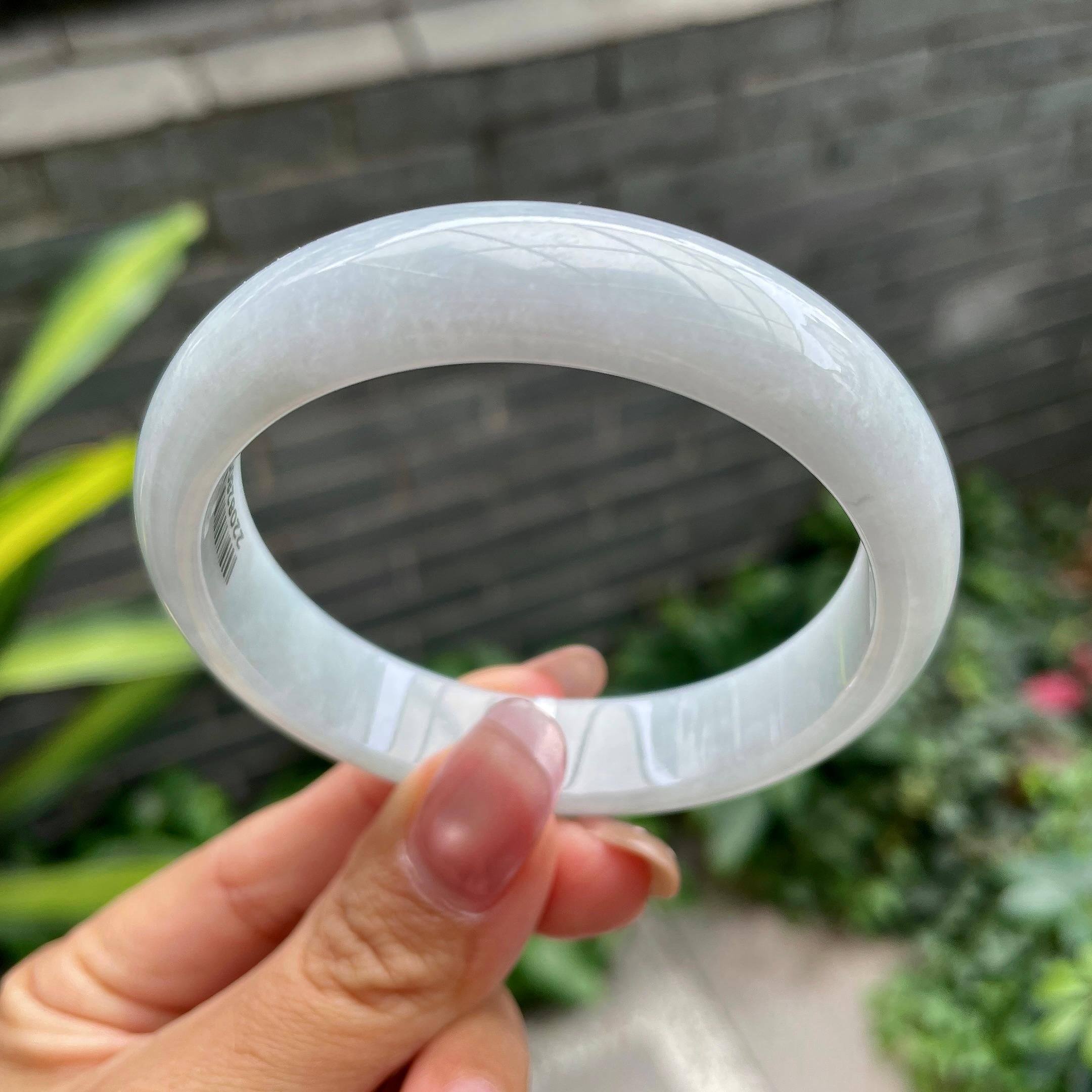 细糯种带底色平安镯（58mm）（yc297952）