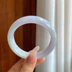糯冰紫罗兰翡翠平安镯（56.5mm）（yc264146）