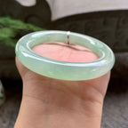 糯冰种晴水圆条手镯（57.6mm）（yc195341）