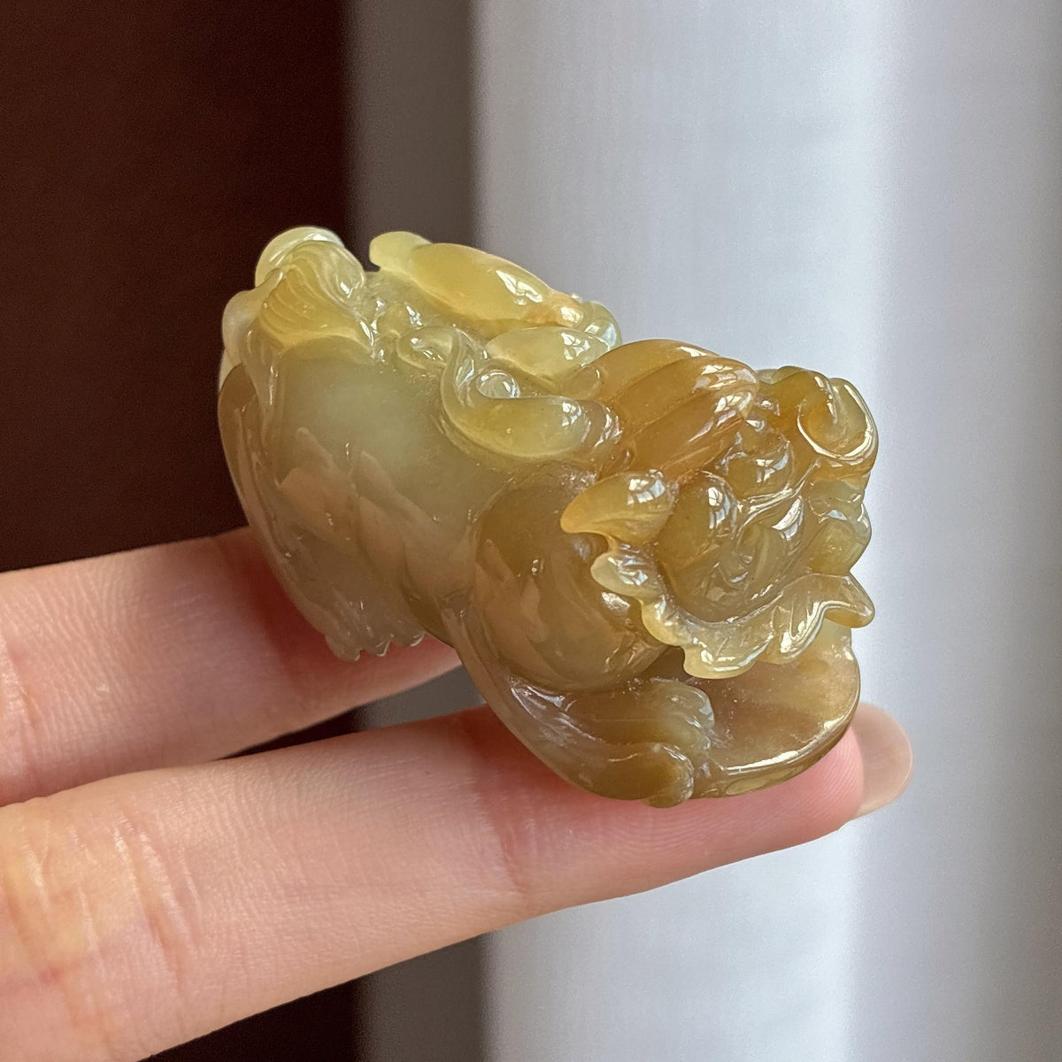 糯冰黄翡貔貅（yc711665）