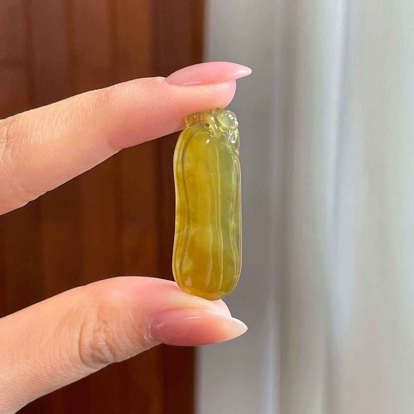 糯冰黄翡翡翠福瓜（yc329529）