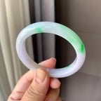 细糯种飘绿贵妃手镯（56mm）（yc200609）