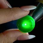 冰种墨翠翡翠平安扣（yc257820）