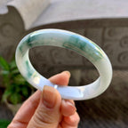 细糯种飘花贵妃手镯（56.6mm）（yc308176）