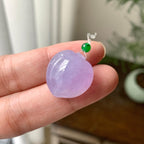 细糯种紫罗兰寿桃吊坠（yc248214）