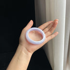 糯冰紫罗兰翡翠平安镯（52.6mm）（yc397238）